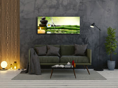 Glass Print Wall Art – Image on Glass 125 x 50 cm (? 50” x 20”) ; Bamboo 1