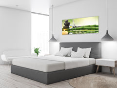 Glass Print Wall Art – Image on Glass 125 x 50 cm (? 50” x 20”) ; Bamboo 1
