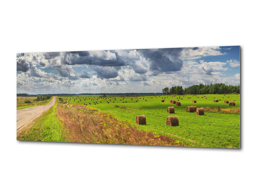 Glass Print Wall Art – Available in 5 different size – Nature Series 01A: Summer in the countryside