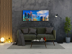 Glass Print Wall Art – Image on Glass 125 x 50 cm (? 50” x 20”) ; City 24