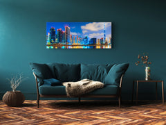 Glass Print Wall Art – Image on Glass 125 x 50 cm (? 50” x 20”) ; City 24