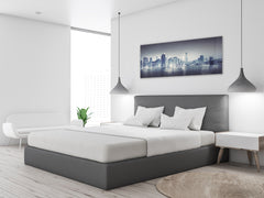 Glass Print Wall Art – Image on Glass 125 x 50 cm (? 50” x 20”) ; City by Night 30