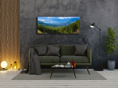 Glass Print Wall Art – Available in 5 different sizes – Nature Series 01A: Hills and valeys