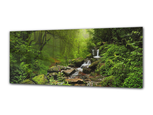 Glass Print Wall Art – Image on Glass 125 x 50 cm (? 50” x 20”) ; Brook
