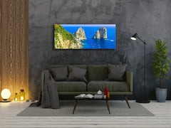 Glass Print Wall Art – Image on Glass 125 x 50 cm (? 50” x 20”) ; Seacoast 4