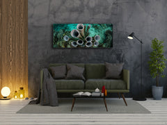 Glass Print Wall Art – Image on Glass 125 x 50 cm (? 50” x 20”) ; Water 5