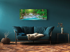 Glass Print Wall Art – Available in 5 different sizes – Nature Series 01A: Waterfall in Thailand 3