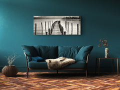 Glass Print Wall Art – Image on Glass 125 x 50 cm (? 50” x 20”) ; Pier 12