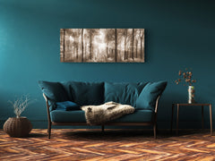 Glass Print Wall Art – Image on Glass 125 x 50 cm (? 50” x 20”) ; Trees 8