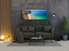 Glass Print Wall Art – Image on Glass 125 x 50 cm (? 50” x 20”) ; Seacoast 3