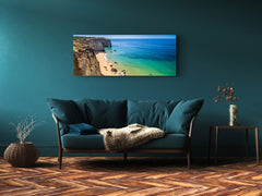 Glass Print Wall Art – Image on Glass 125 x 50 cm (? 50” x 20”) ; Seacoast 3