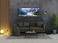 Glass Print Wall Art – Image on Glass 125 x 50 cm (? 50” x 20”) ; Mountains 11