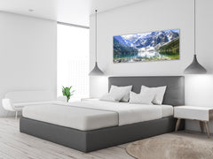 Glass Print Wall Art – Image on Glass 125 x 50 cm (? 50” x 20”) ; Mountains 11