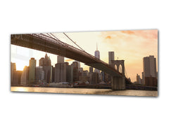 Glass Print Wall Art – Image on Glass 125 x 50 cm (? 50” x 20”) ; Bridge 9