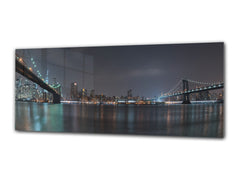 Glass Print Wall Art – Image on Glass 125 x 50 cm (? 50” x 20”) ; Bridge 2