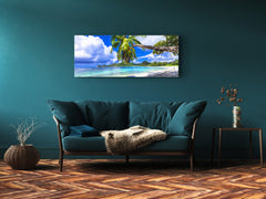 Glass Print Wall Art – Image on Glass 125 x 50 cm (? 50” x 20”) ; Beach 13