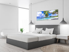 Glass Print Wall Art – Image on Glass 125 x 50 cm (? 50” x 20”) ; Beach 13