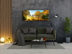 Glass Print Wall Art – Image on Glass 125 x 50 cm (? 50” x 20”) ; Forest 10