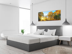Glass Print Wall Art – Image on Glass 125 x 50 cm (? 50” x 20”) ; Forest 10