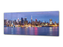 Glass Print Wall Art – Image on Glass 125 x 50 cm (? 50” x 20”) ; City 11