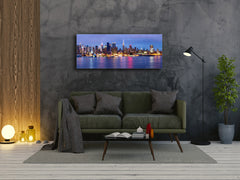 Glass Print Wall Art – Image on Glass 125 x 50 cm (? 50” x 20”) ; City 11