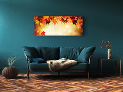 Cuadro de pared detrás de vidrio templado 125 x 50 cm (≈ 50” x 20”); Hojas 2