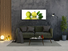 Glass Print Wall Art – Image on Glass 125 x 50 cm (? 50” x 20”) ; Lime