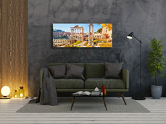 Glass Print Wall Art – Image on Glass 125 x 50 cm (? 50” x 20”) ; Ancient City