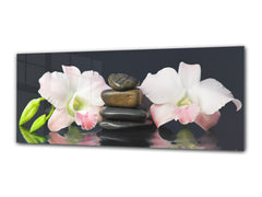 Glass Print Wall Art – Image on Glass 125 x 50 cm (? 50” x 20”) ; Flower 9