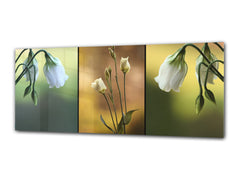 Glass Print Wall Art – Image on Glass 125 x 50 cm (? 50” x 20”) ; Flower 12