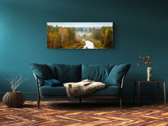 Glass Print Wall Art – Image on Glass 125 x 50 cm (? 50” x 20”) ; Forest 4