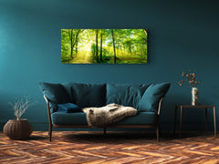 Glass Print Wall Art – Image on Glass 125 x 50 cm (? 50” x 20”) ; Forest 13