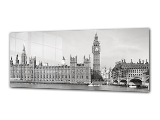 Glass Print Wall Art – Image on Glass 125 x 50 cm (? 50” x 20”) ; London