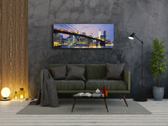 Glass Print Wall Art – Image on Glass 125 x 50 cm (? 50” x 20”) ; Bridge 13