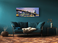 Glass Print Wall Art – Image on Glass 125 x 50 cm (? 50” x 20”) ; Bridge 13