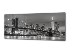Glass Print Wall Art – Image on Glass 125 x 50 cm (? 50” x 20”) ; Bridge 4