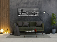 Glass Print Wall Art – Image on Glass 125 x 50 cm (? 50” x 20”) ; Bridge 4