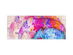 Toughened printed glass backsplash - Kitchen wall splashback will or without magnetic properties - Paintings Series: Beautiful Asian nature