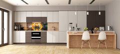 Wide format Wall panel - Design backsplash - Abstract Graphics Series: Ring of fire