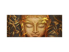 Wide format Wall panel - Design backsplash - Abstract Graphics Series: Hand-drawn Buddha