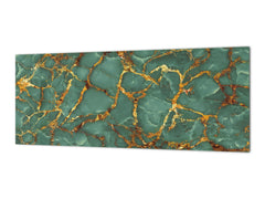 Design glass backsplash - Tempered Glass with or without magnetic properties Marbles 1 Series Swirls of marble