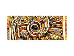 Wide format Wall panel - Design backsplash - Abstract Graphics Series: Colourful fragmentation