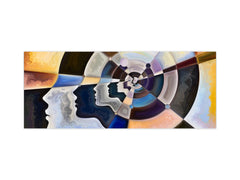 Wide format Wall panel - Design backsplash - Abstract Graphics Series: Colors in us