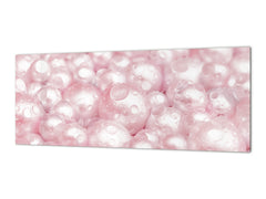 Contemporary glass kitchen panel - Wide format wall backsplash with or without magnetic properties - Colourful Variety Series: Gems close-up