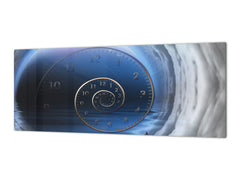 Wide format Wall panel - Design backsplash - Abstract Graphics Series: Space and time