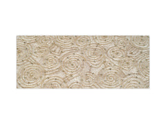 Stylish glass backsplash - Photo glass upstand w/wo magnetic properties - Decorative Surfaces Series: Floral lace