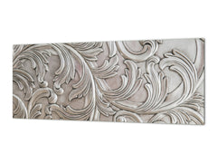 Stylish glass backsplash - Photo glass upstand w/wo magnetic properties - Decorative Surfaces Series: Luxury handcraft