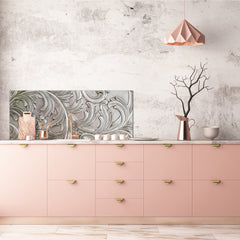 Stylish glass backsplash - Photo glass upstand w/wo magnetic properties - Decorative Surfaces Series: Luxury handcraft