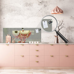 Wide format Wall panel - Design backsplash - Abstract Graphics Series: Imagination concept