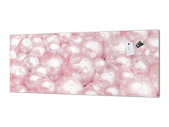 Contemporary glass kitchen panel - Wide format wall backsplash with or without magnetic properties - Colourful Variety Series: Gems close-up